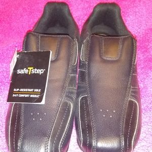 Black Oil and Slip resistant shoes